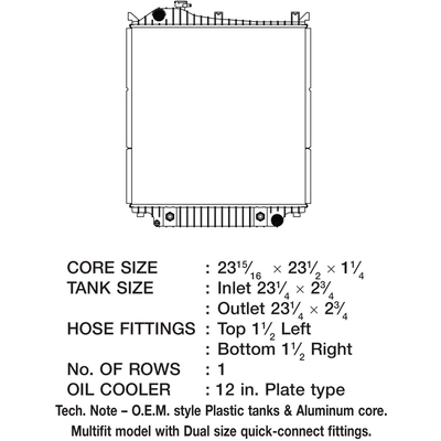 Radiateur by CSF - 3568 pa2