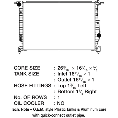 Radiator by CSF - 3591 pa2