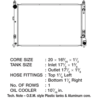 Radiateur de CSF - 3622 pa2