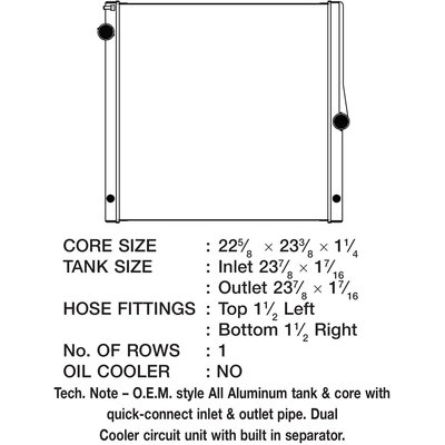 Radiateur by CSF - 3632 pa2