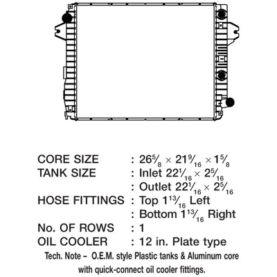 CSF - 3663 - Engine Coolant Radiator pa2