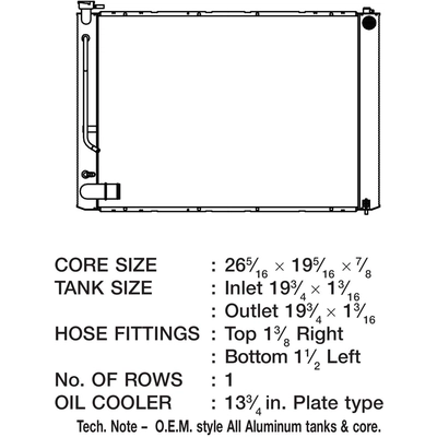 Radiator by CSF - 3712 pa1