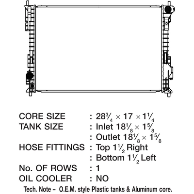 Radiator by CSF - 3743 pa1