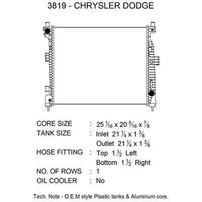 CSF - 3819 - Engine Coolant Radiator pa2