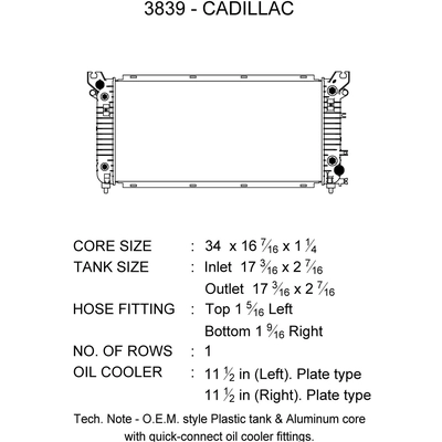 CSF - 3839 - Engine Coolant Radiator pa2