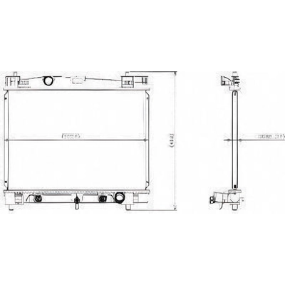 Radiator by DENSO - 221-3112 pa2