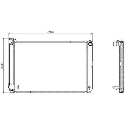 DENSO - 221-3144 - Radiator pa8