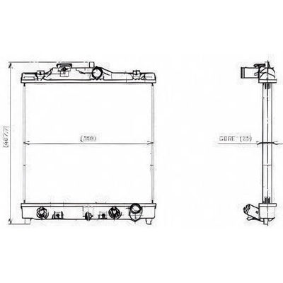 Radiator by DENSO - 221-3208 pa2
