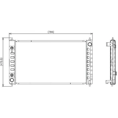 Radiateur de DENSO - 221-3407 pa2