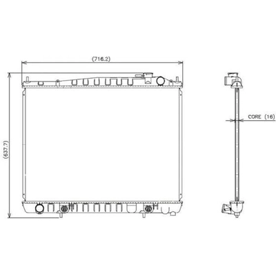 DENSO - 221-3420 - Radiateur pa2