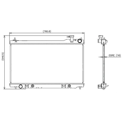 DENSO - 221-3426 - Radiator pa8