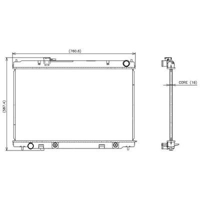 DENSO - 221-3427 - Radiateur pa4