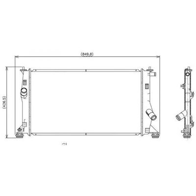 Radiator by DENSO - 221-3509 pa2