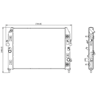 Radiator by DENSO - 221-3515 pa2