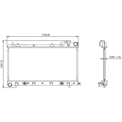Radiator by DENSO - 221-3602 pa2