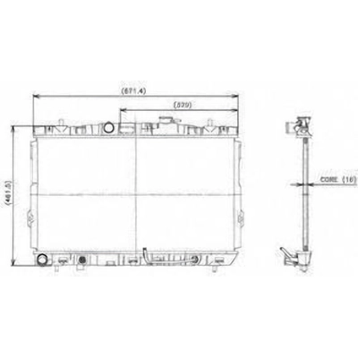 Radiator by DENSO - 221-3702 pa2