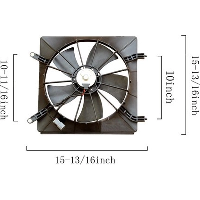 Radiator Fan Assembly by AGILITY - 6019128 pa2
