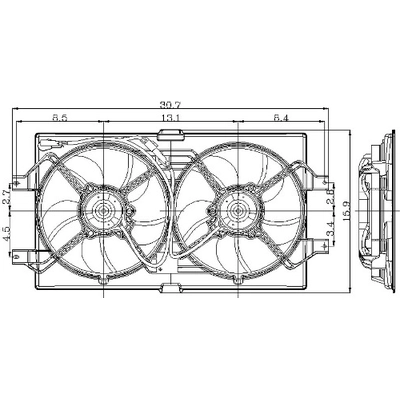 assemblage de ventilateur de radiateur by GLOBAL PARTS DISTRIBUTORS - 2811478 pa1