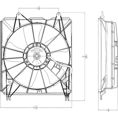 Radiator Fan Assembly by TYC - 601120 pa11