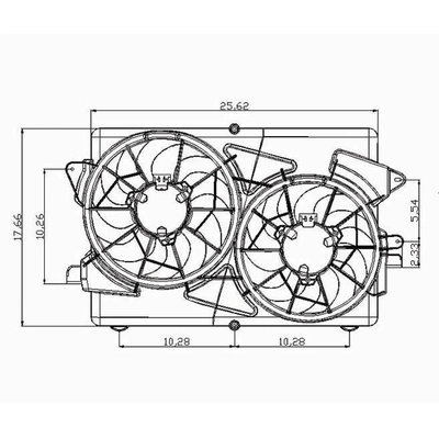 Radiator Fan Motor Assembly - GM3117103 pa1