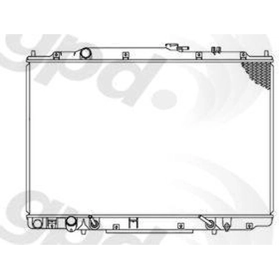 Radiator by GLOBAL PARTS DISTRIBUTORS - 2417C pa1