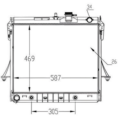 Radiator - HU3010101 pa1