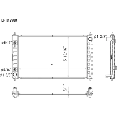 KOYORAD - A2988 - Engine Coolant Radiator pa2