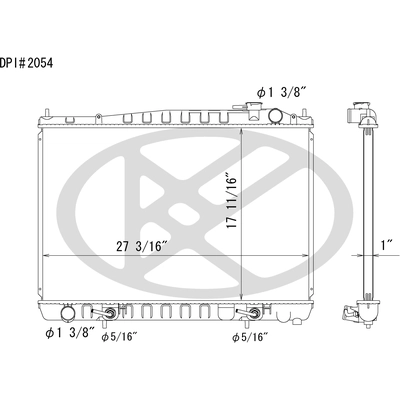 Radiator by KOYORAD - A2054 pa1