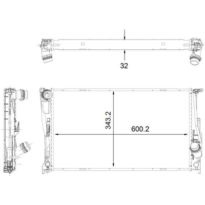 Radiator by MAHLE ORIGINAL - CR1923-000P pa1