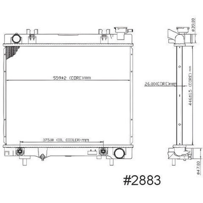 Radiator - MI3010212 pa1