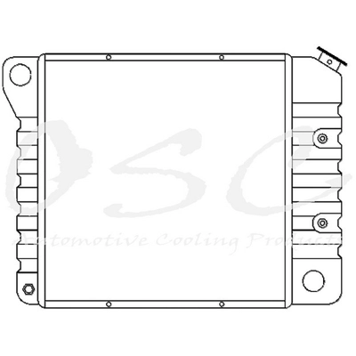 OSC - 571 - Engine Coolant Radiator pa1