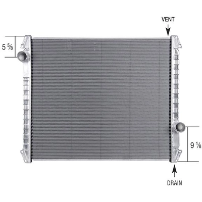 Radiator by SPECTRA PREMIUM INDUSTRIES - 2001-1707 pa1