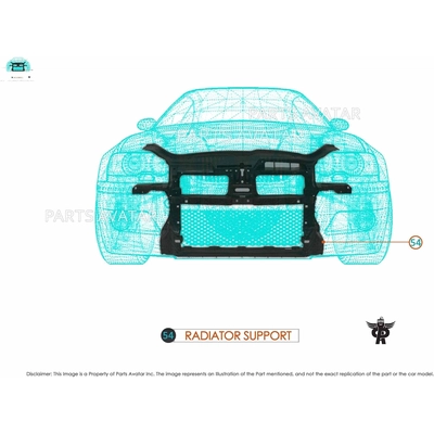 Radiator Support - TO1225280 pa2