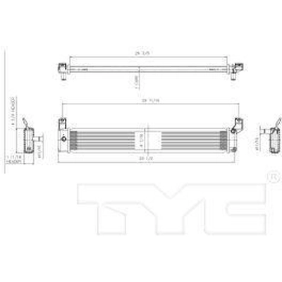 Radiator by TYC - 13300 pa4