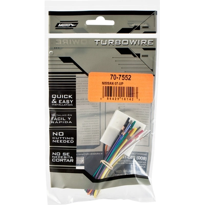 Radio Connector by METRA ELECTRONICS - 70-7552 pa2