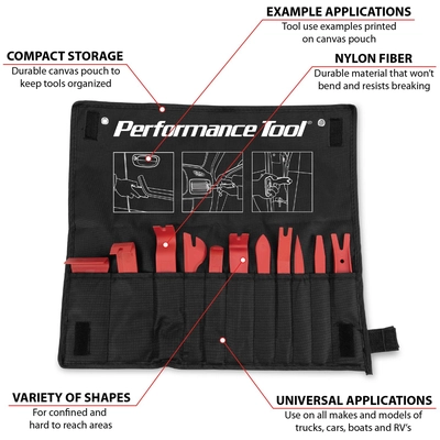 Radio Removal Tool by PERFORMANCE TOOL - W80643 pa2