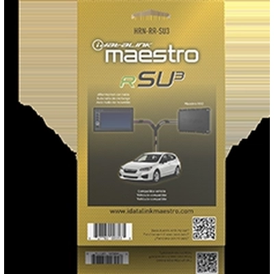 Radio Replacement T-Harness by MAESTRO - HRN-RR-SU3 pa1