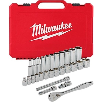 Ratchet & Socket Set by MILWAUKEE - 48-22-9408 pa2