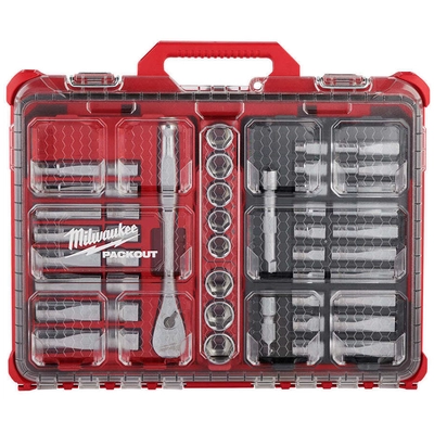 MILWAUKEE - 48-22-9487 - Drive Ratchet & Socket Set pa10