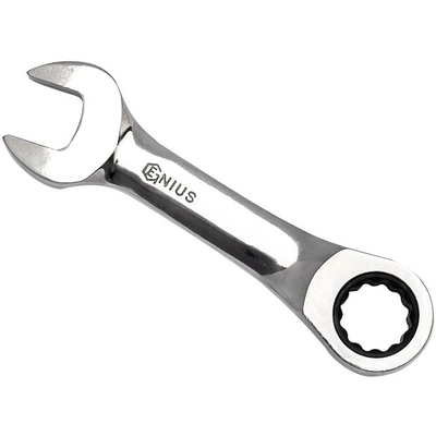 GENIUS - 760217 - 17mm Stubby Combination Ratcheting Wrench 128mmL pa1