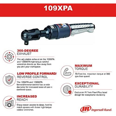 Ratchet Wrench by INGERSOLL RAND - 109XPA pa4