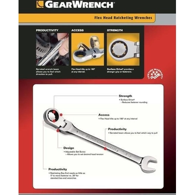  Banc cliquet by GEAR WRENCH - 9702D pa2