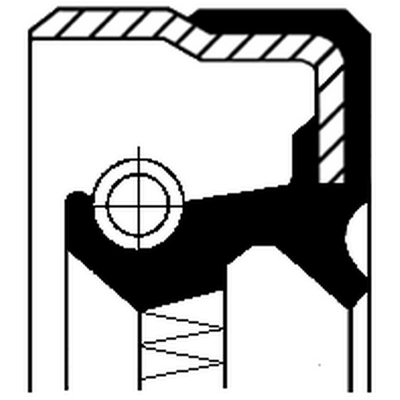Rear Axle Seal by CORTECO - 01031878B pa3