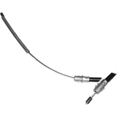 Rear Brake Cable by WORLDPARTS - 166416 pa5