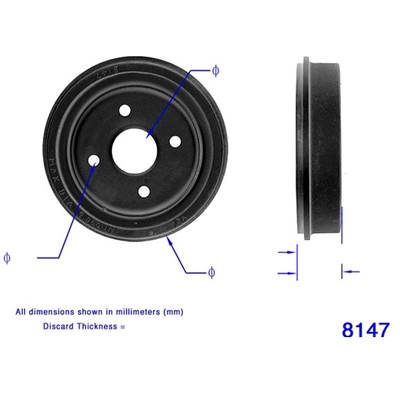 BENDIX GLOBAL - PDR0139 - Brake Drum pa2