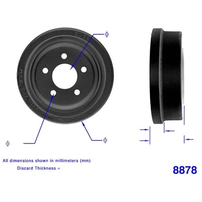 BENDIX GLOBAL - PDR0182 - Brake Drum pa2