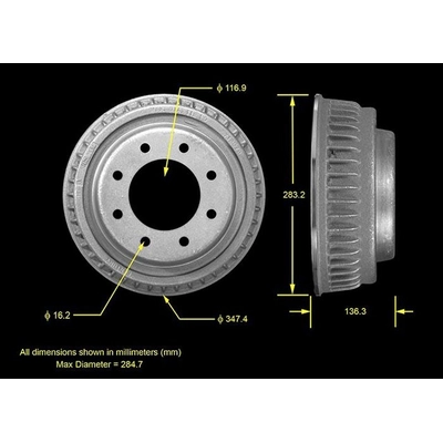 BENDIX GLOBAL - PDR0276 - Brake Drum pa2