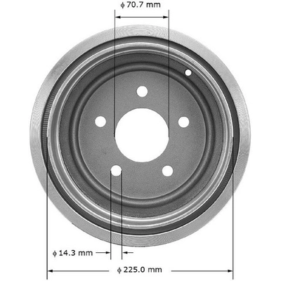 BENDIX GLOBAL - PDR0451 - Brake Drum pa2