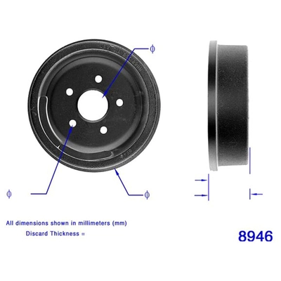 BENDIX GLOBAL - PDR0452 - Brake Drum pa2