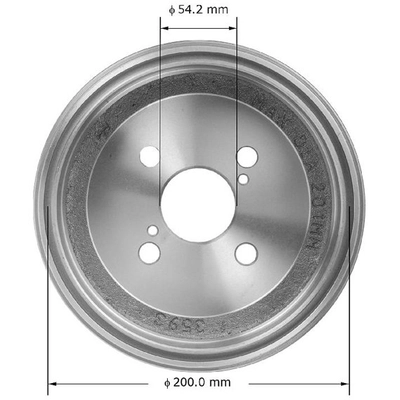 BENDIX GLOBAL - PDR0515 - Rear Brake Drum pa3